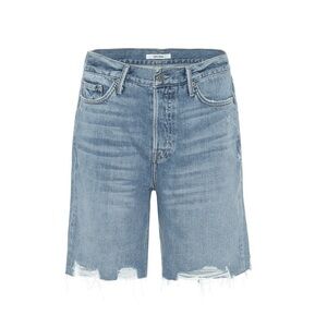 GRLFRND Light Blue Denim Shorts